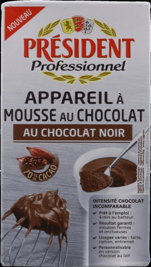 Imagem de Preparado para Mousse Choc Presiden PRÉSIDENT PROFESSIONNEL 1L