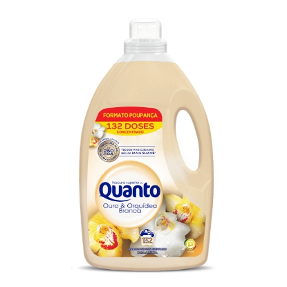 Mostrar detalhes para Amaciador Roupa Ouro QUANTO 132doses Imagem de Amaciador Roupa Ouro QUANTO 132doses