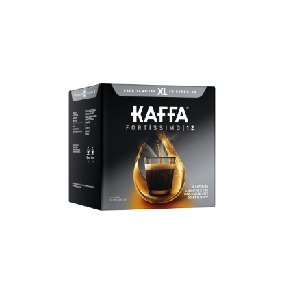 Mostrar detalhes para Box Capsulas Café Fortissimo Sg KAFFA 30un Imagem de Box Capsulas Café Fortissimo Sg KAFFA 30un