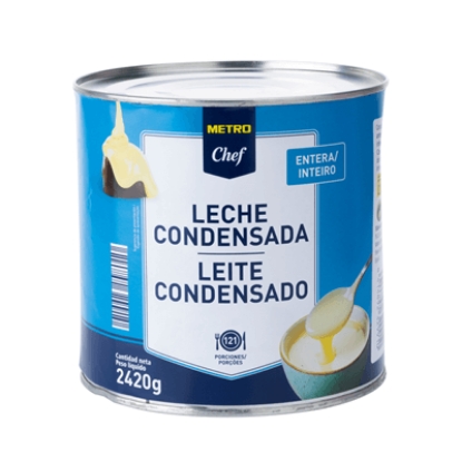 Mostrar detalhes para Leite Condensado METRO CHEF 2,420kg Imagem de Leite Condensado METRO CHEF 2,420kg