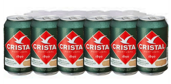 Imagem de Cerveja Lata CRISTAL 24X33cl