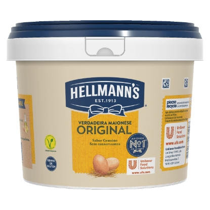 Mostrar detalhes para Maionese Balde 1,85K Hellmanns HELLMANN'S 1,85kg Imagem de Maionese Balde 1,85K Hellmanns HELLMANN'S 1,85kg