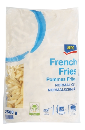 Mostrar detalhes para  Batata Pre-Frita 9X9 ARO 2,5Kg Imagem de  Batata Pre-Frita 9X9 ARO 2,5Kg
