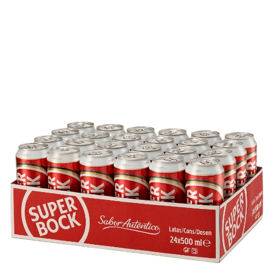 Imagem de Cerveja lata SUPER BOCK 24x50cl