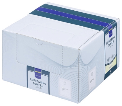 Mostrar detalhes para Toalhias Refr Limao- METRO PROFESSIONAL 250un Imagem de Toalhias Refr Limao- METRO PROFESSIONAL 250un