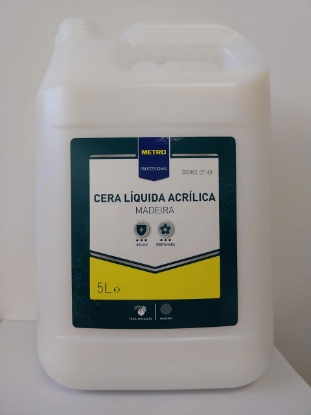 Mostrar detalhes para Cera Liquido Acril Madeira METRO PROFESSIONAL 5L Imagem de Cera Liquido Acril Madeira METRO PROFESSIONAL 5L