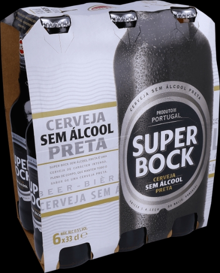 Imagem de Cerveja Sem Alcóol Preta SUPER BOCK 33cl