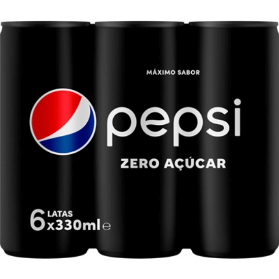 Imagem de Refrigerante Pepsi Max Zero Lata Sleek PEPSI 6x33cl