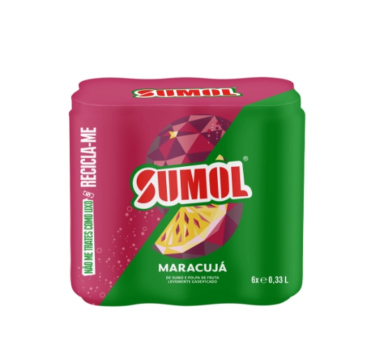 Imagem de Sumol Maracujá 6X33Cl Sleek