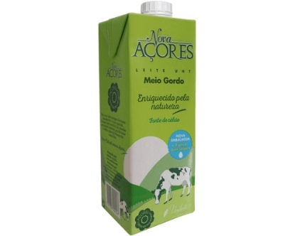 Mostrar detalhes para Leite Uht Meio Gordo NOVA AÇORES 6x1L Imagem de Leite Uht Meio Gordo NOVA AÇORES 6x1L
