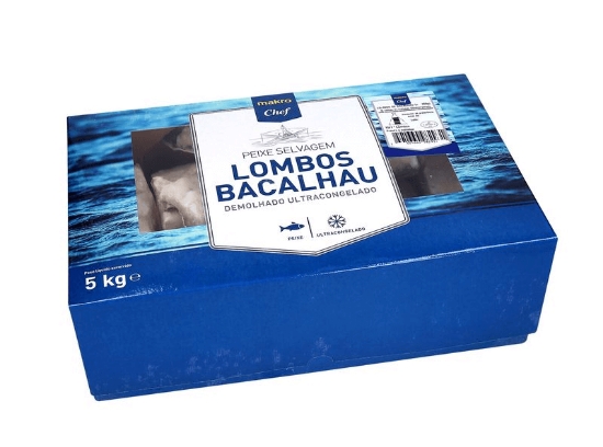 Imagem de Lombo de Bacalhau MAKRO CHEF 5kg Congelado