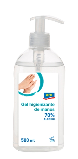 Imagem de Gel Higienização Mãos ARO 500ml