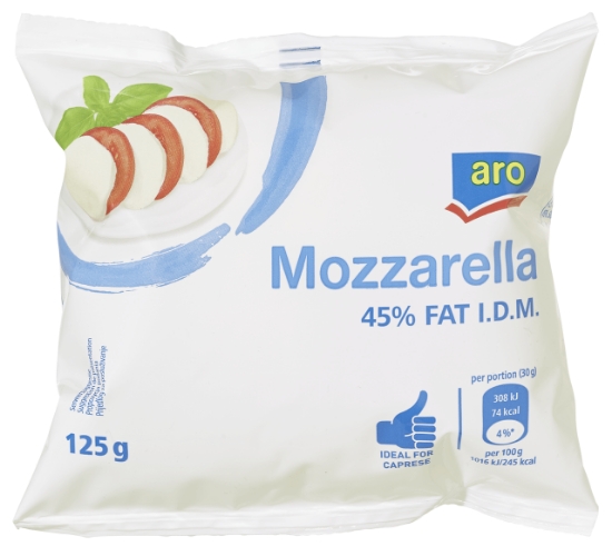 Imagem de Queijo Mozzarella ARO 125g