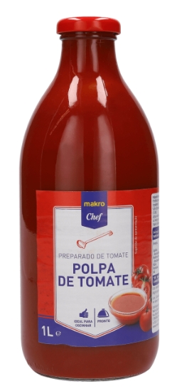 Imagem de Polpa Tomate Garrafa MAKRO CHEF 6x6L