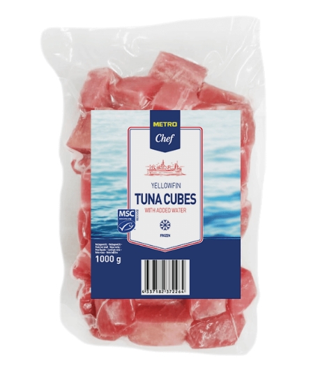 Imagem de Cubos Atum Natural MAKRO CHEF 1kg Congelados