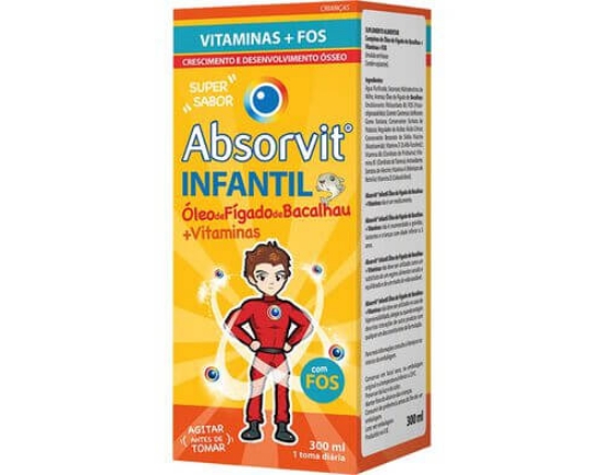 Imagem de Suplemento Oleo Figado Infantil ABSORVIT 300ml