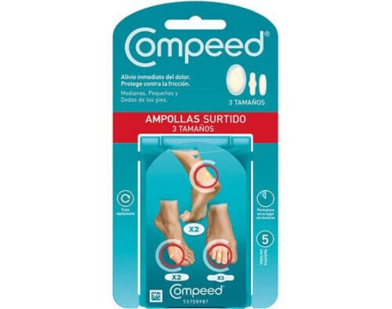 Imagem de Pensos Bolhas Sortido COMPEED 5un