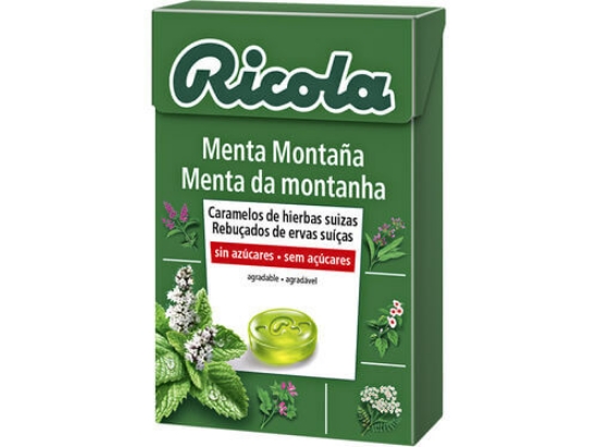Imagem de Rebucados Sem Acucar Menta Montanha RICOLA 50g