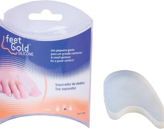Imagem de Separador Feet Gold Dedos ORTOSILICONE 1un