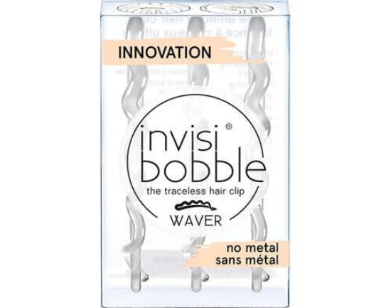 Imagem de Gancho Waver Crystal Clear INVISIBOBBLE 3un