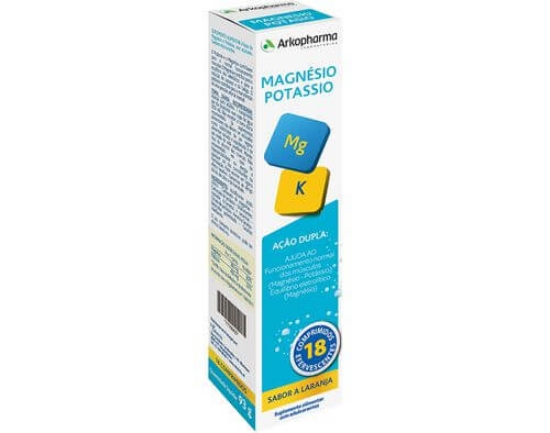 Imagem de Suplemento Magnesio Potassio Laranja ARKOPHARMA 18un