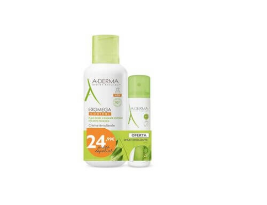 Imagem de Creme Exomega Control 400Ml Oferta Spray Emoliente A-DERMA 50ml