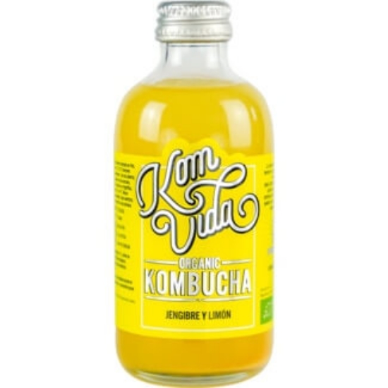 Imagem de     GENGIBRE LIMAO KOMBUCHA GINGER KOMVIDA 250ml