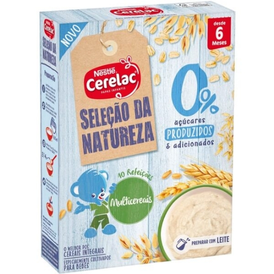 Imagem de Papa Seleção da Natureza Multicereais sem Açúcar CERELAC 180g