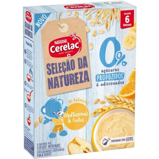 Imagem de Papa Seleção da Natureza Multicereais e Frutas CERELAC 180g