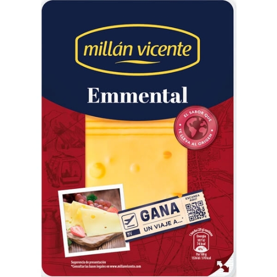 Imagem de Millan Vicente Queijo Emmental Fatias MILAN VICENTE 140g