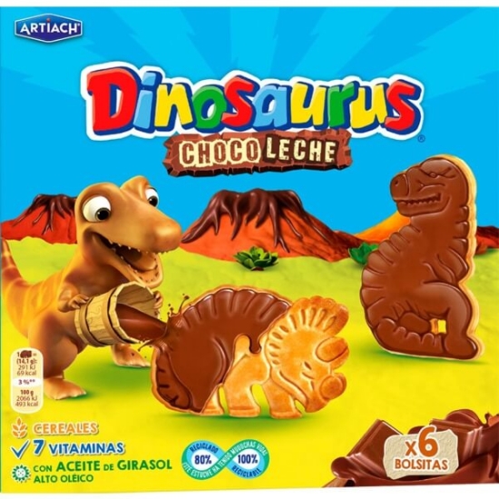 Imagem de Bolachas de Chocolate Dinossauros ARTIACH 255g