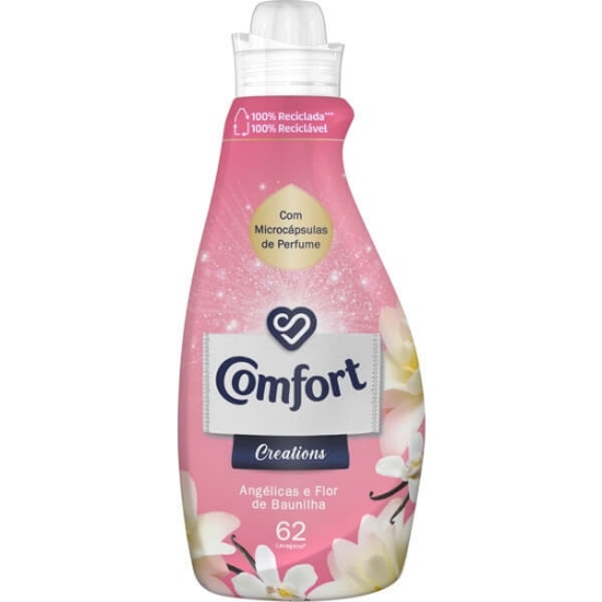 Imagem de Amaciador para Roupa Angélicas e Flor de Baunilha COMFORT 62 doses