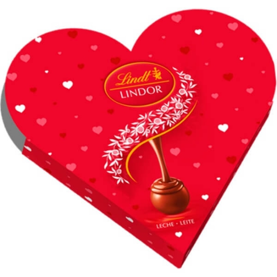 Imagem de Bombons de Chocolate de Leite Corações Lindor LINDT 62g