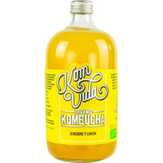 Imagem de     GENGIBRE LIMAO KOMBUCHA BIO KOMVIDA frasco 750ml