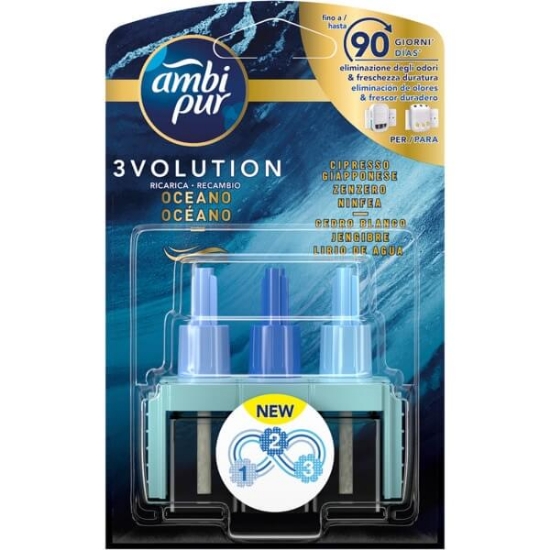 Imagem de 3 Volution Ambientador AMBIPUR Recarga Origins Oceano recarga 20ml