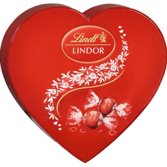 Imagem de Coração Lindor com Chocolates de Leite LINDT 200g