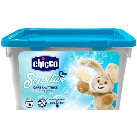 Imagem de Detergente Máquina Roupa Cápsulas Sensitive CHICCO 16uns