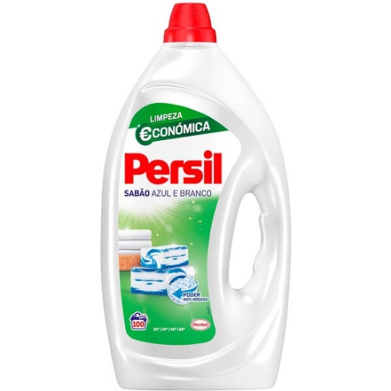 Imagem de Detergente Máquina Roupa Sabão Azul e Branco PERSIL 100doses