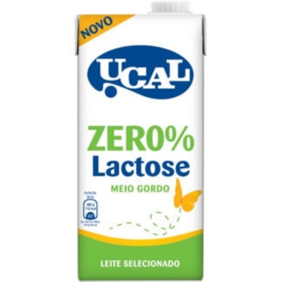 Imagem de Leite Meio Gordo 0% Lactose UCAL 1l