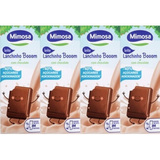 Imagem de Leite com Chocolate MIMOSA BEM ESSENCIAL 4x200ml