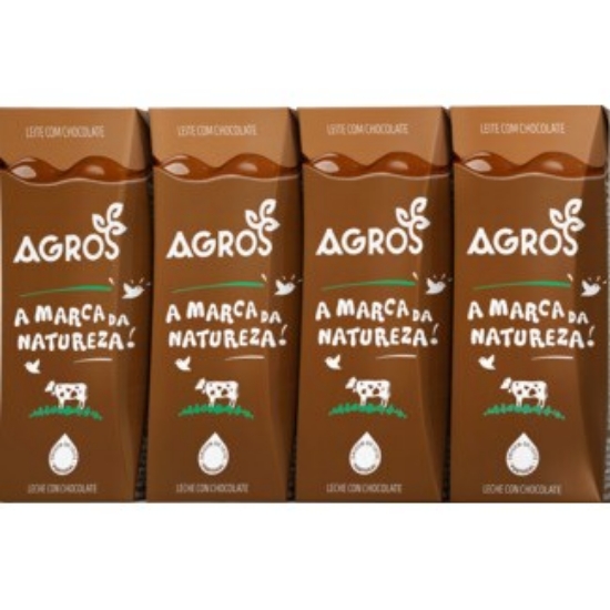 Imagem de Leite com Chocolate AGROS un4 200ml