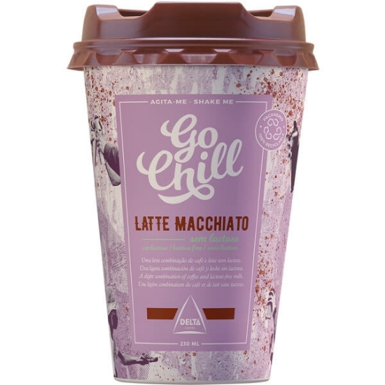 Imagem de Latte Macchiato sem Lactose GO CHILL copo 230ml