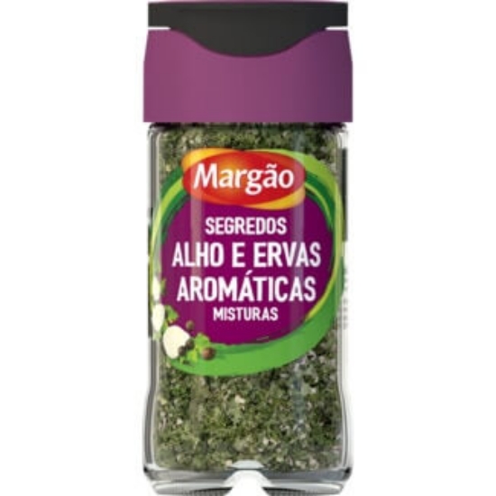 Imagem de Mistura de Alho e Ervas Aromáticas MARGÃO SEGREDOS frasco 40g