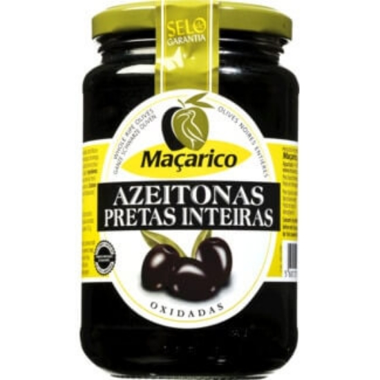 Imagem de Azeitonas Pretas Inteiras MAÇARICO frasco 350g