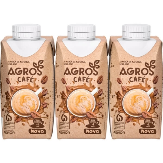 Imagem de Leite Uht sabor Café AGROS un3 uns 200ml