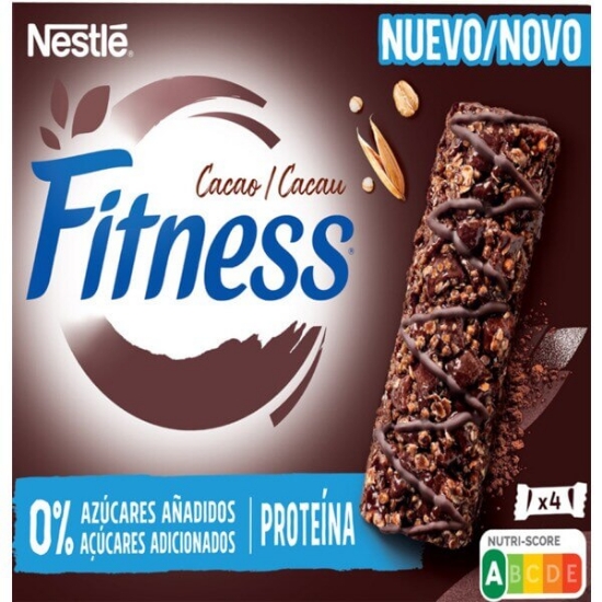 Imagem de Nestlé Barras de Cereais Protein Fitness 0% Cacau NESTLE 4x20g