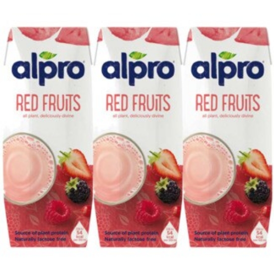 Imagem de Bebida de Soja com Frutos Vermelhos ALPRO 3x250ml