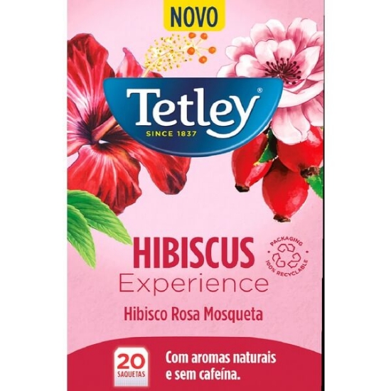 Imagem de Tisana de Hibisco e Rosa Mosqueta TETLEY 20uns