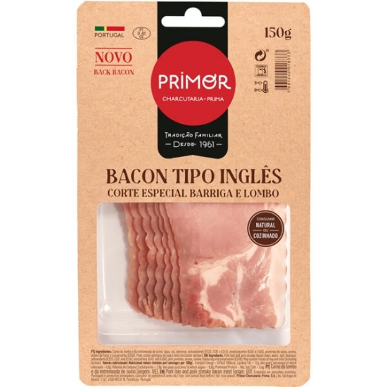 Imagem de Bacon Tipo Inglês PRIMOR 150g