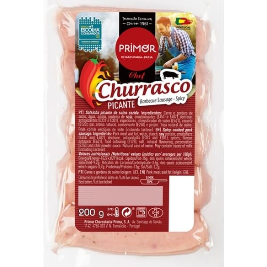 Imagem de Salsicha Churrasco Picante PRIMOR 200g